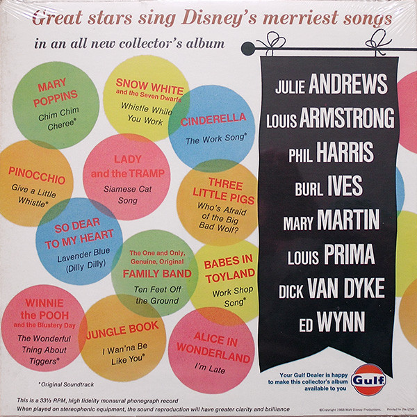 Walt Disney's Merriest Songs - Record