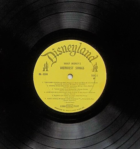 Walt Disney's Merriest Songst - Record
